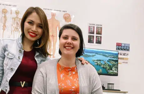 Huyen Truong with Lence from Northside Chiropractic
