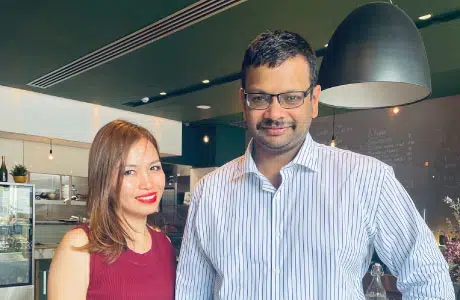 Huyen with Dr Siva Chandrasekaran MOATI